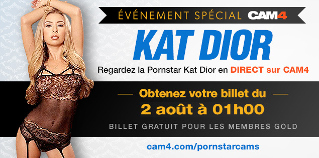 Show événement en free sexcam avec Kat Dior le 2 aôut à 1h du mat