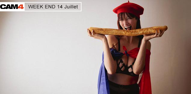 Célébrez la France en live sex avec la galerie du weekend du 14 juillet